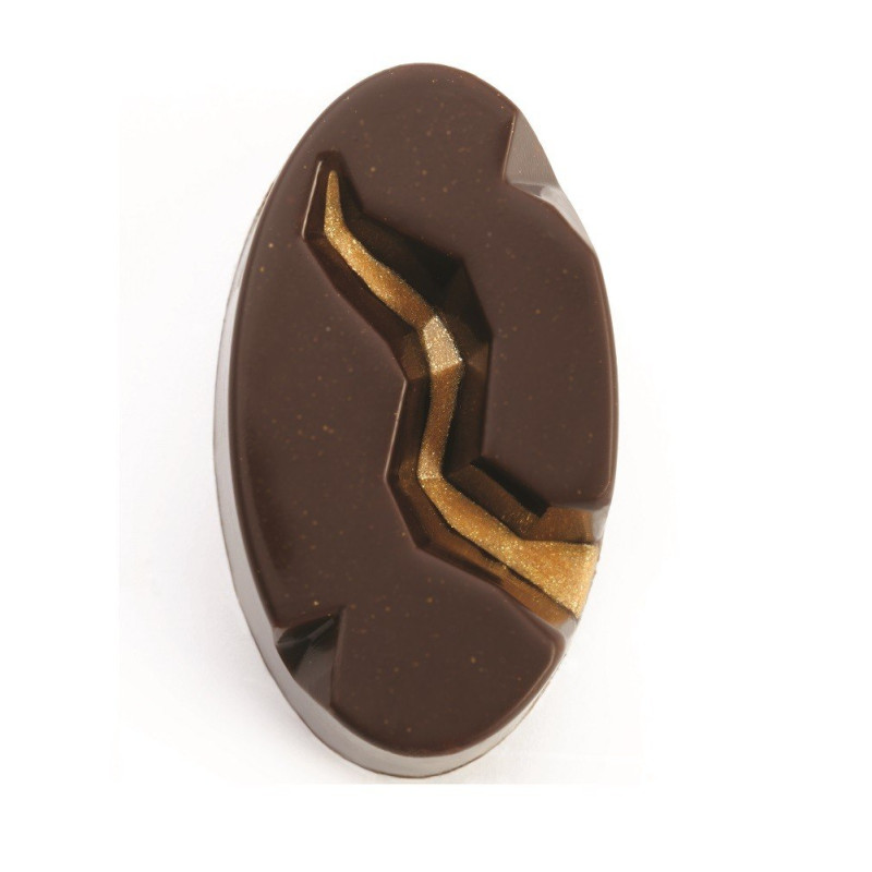 Moule chocolat oval Abyss - Pavoni Italia