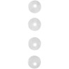 Douille ronde unie 8 jetable x4 - Wilton