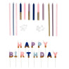 Kit bougie anniversaire pastel x25 - Wilton