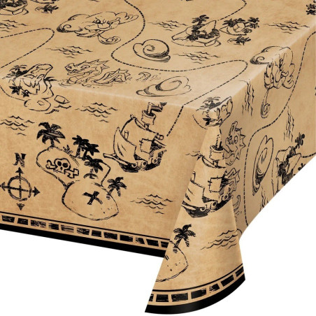 Nappe plastique Pirates 1,37x2,59m - Anniversary House
