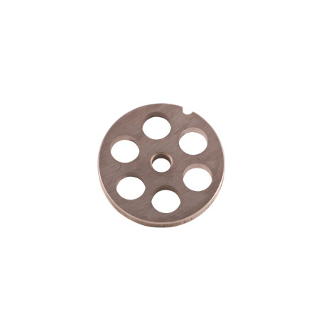 Grille 14 mm pour hachoir à viande électrique REBER type 8, en inox