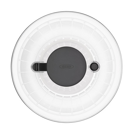 Essoreuse à salade transparente OXO 26 cm avec poussoir