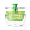 Essoreuse à salade OXO verte 26 cm avec poussoir ergonomique