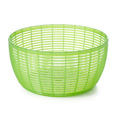Essoreuse à salade OXO verte 26 cm avec poussoir ergonomique