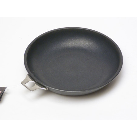Poêle 24 cm en fonte d'aluminium antiadhésive induction sans queue