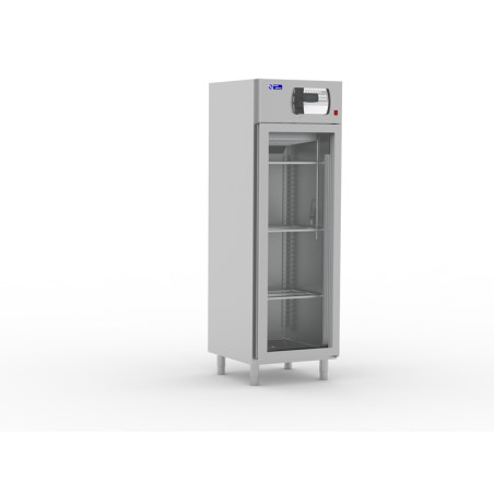Armoire de séchage et maturation pour charcuterie inox avec porte vitrée 500 l