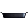 Plat à four rectangulaire 42 cm céramique Ultime Emile Henry gris anthracite Fusain