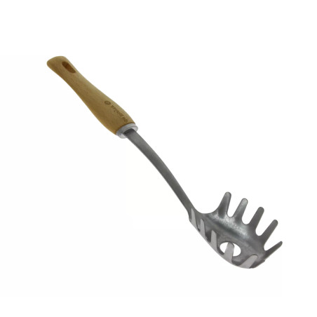 Cuillère à spaghettis inox manche bois ciré