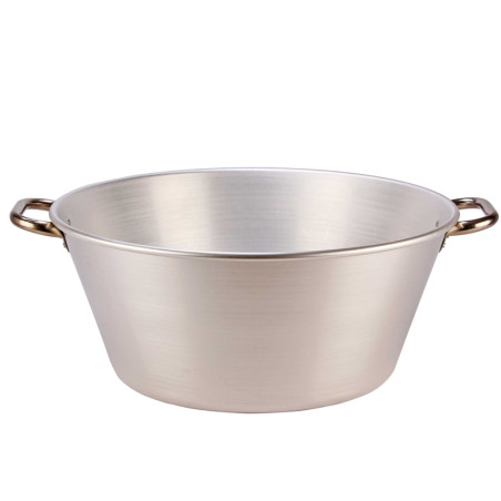 Bassine alu à gras et confiture 60 cm 47 litres
