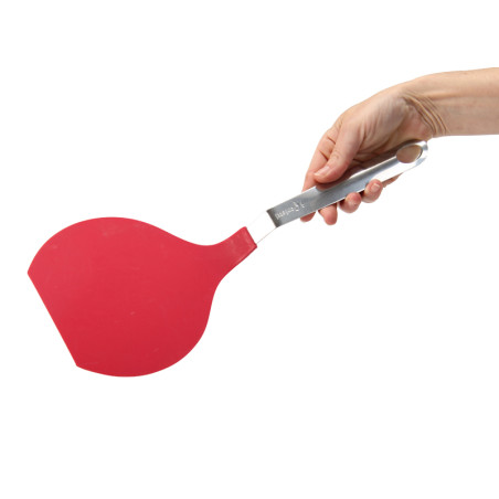 Spatule grand format inox et silicone