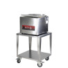 Chariot inox avec roulettes freinées pour machine sous vide à cloche 30 cm