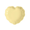 Moule cœur Madeleine Emile Henry en céramique jaune Vanille