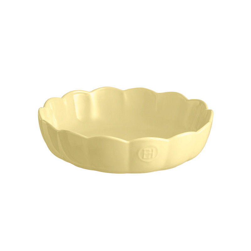 Moule manqué céramique jaune Vanille Madeleine Emile Henry