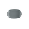 Plat à four céramique individuel 22 cm gris Perle le bon plat Emile Henry