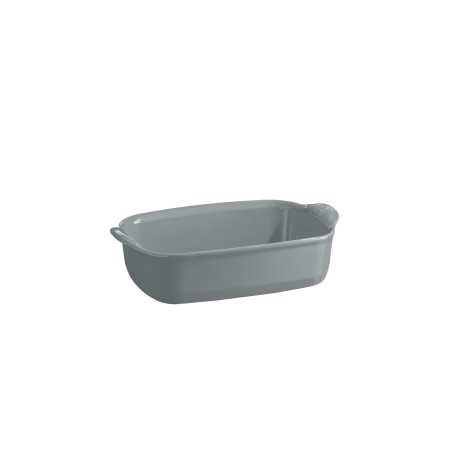 Plat à four céramique individuel 22 cm gris Perle le bon plat Emile Henry