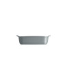 Plat à four céramique individuel 22 cm gris Perle le bon plat Emile Henry