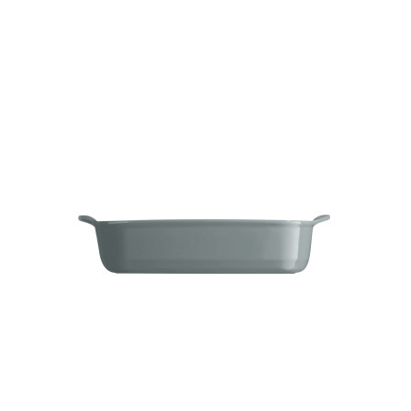 Plat à four céramique 30 cm gris Perle le bon plat Emile Henry