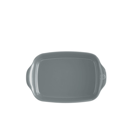 Plat à four céramique 30 cm gris Perle le bon plat Emile Henry