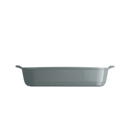 Plat à four céramique 36 cm gris Perle le bon plat Emile Henry