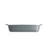 Plat à four céramique 36 cm gris Perle le bon plat Emile Henry