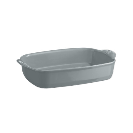 Plat à four céramique 36 cm gris Perle le bon plat Emile Henry