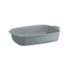 Plat à four céramique 36 cm gris Perle le bon plat Emile Henry
