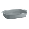 Plat à four céramique 42 cm gris Perle le bon plat Emile Henry