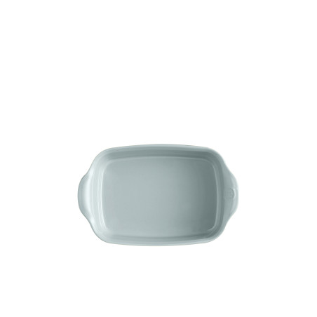 Plat à four céramique individuel 22 cm bleu clair Ecume le bon plat Emile Henry