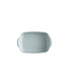 Plat à four céramique individuel 22 cm bleu clair Ecume le bon plat Emile Henry