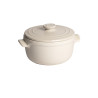 Cocotte céramique individuelle 13 cm blanc Opale Solo Emile Henry