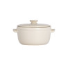 Cocotte céramique individuelle 13 cm blanc Opale Solo Emile Henry