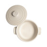 Cocotte céramique individuelle 13 cm blanc Opale Solo Emile Henry