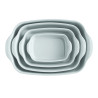 Grand plat à four céramique 42 cm bleu clair Ecume le bon plat Emile Henry