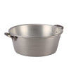 Bassine alu à gras et confiture 30 litres 50 cm