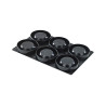Plaque tartelette ronde unie creuse Kali 29x19cm
