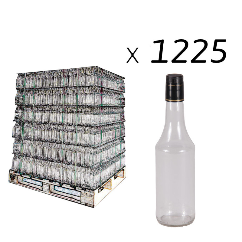 Bouteilles à sirop 1 l par palette de 1225