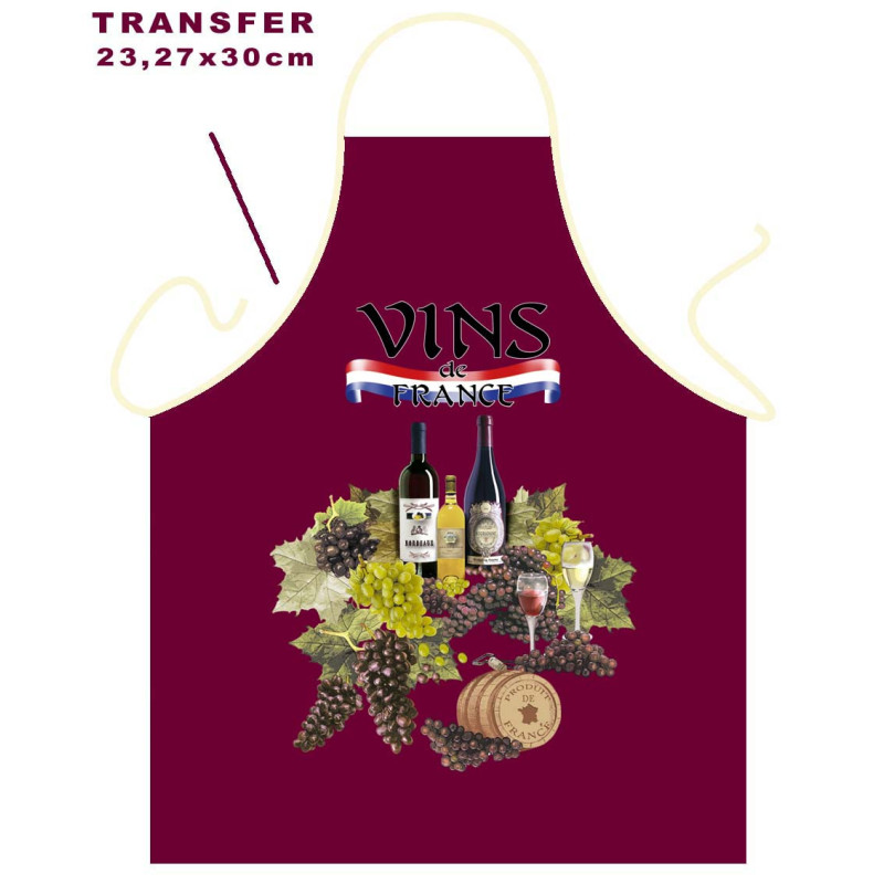 Tablier Les vins de France