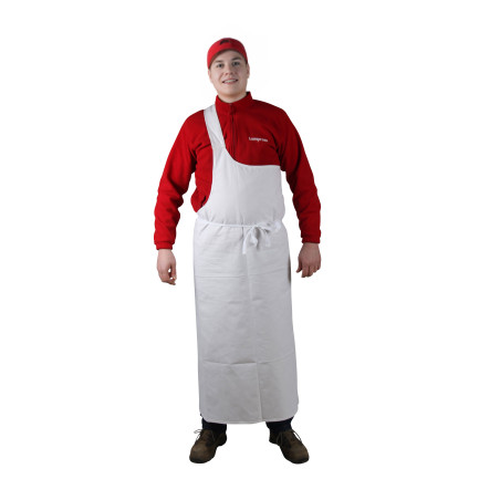 Tablier de boucher une épaule en coton