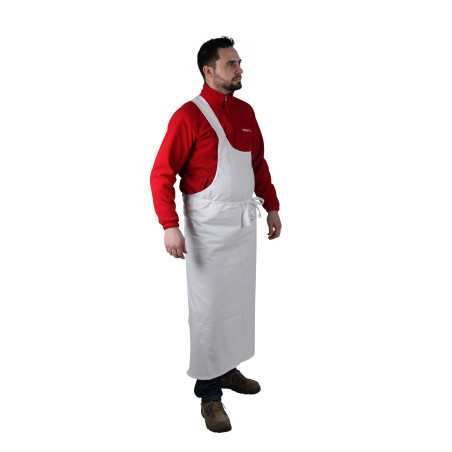 Tablier de boucher une épaule en coton