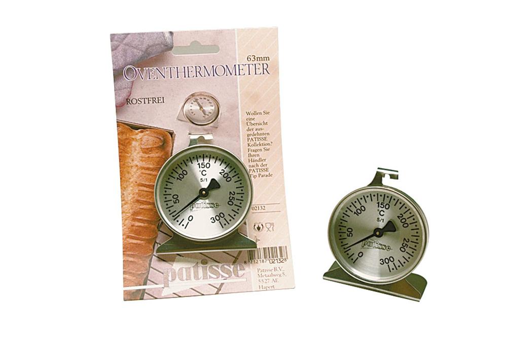 Thermomètre à four en inox à cadran de 50° à 300°C - Tom Press