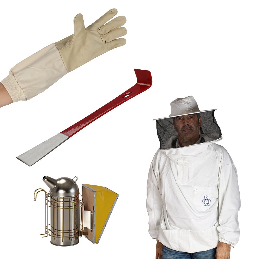 Convient aux apiculteurs Professionnels et débutants,XXL ZDJR Costume dapiculture avec de Longs Gants équipement de Protection dapiculture Pliable avec Voile 