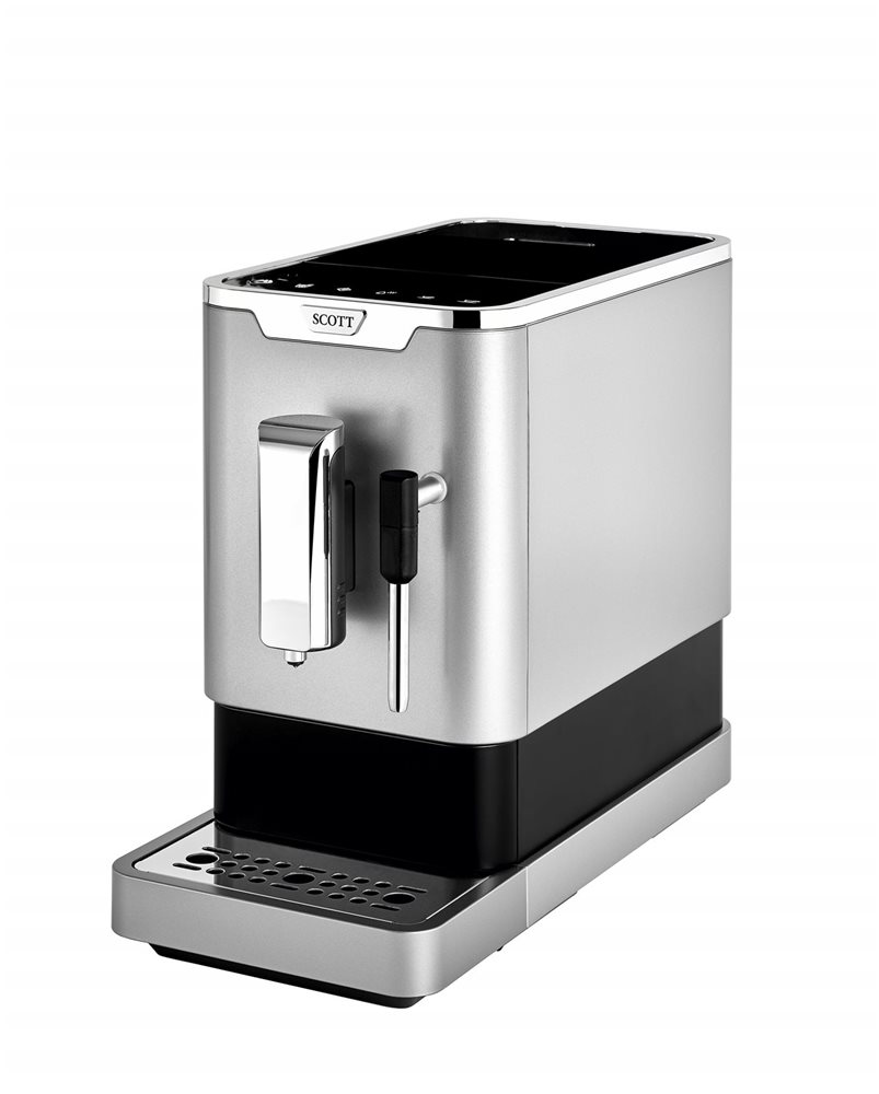 Machine à café expresso broyeur à grains et buse vapeur Scott