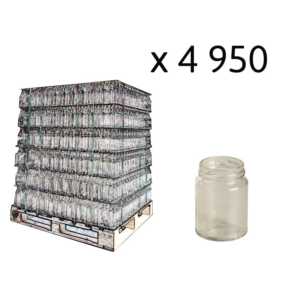 Pot conservation verre Hexagonal 106 ml
