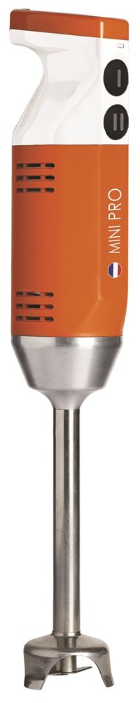 Mixeur plongeant Mini Pro orange 220 W 13 000 tours 4 embouts fabriqué en  France - Tom Press