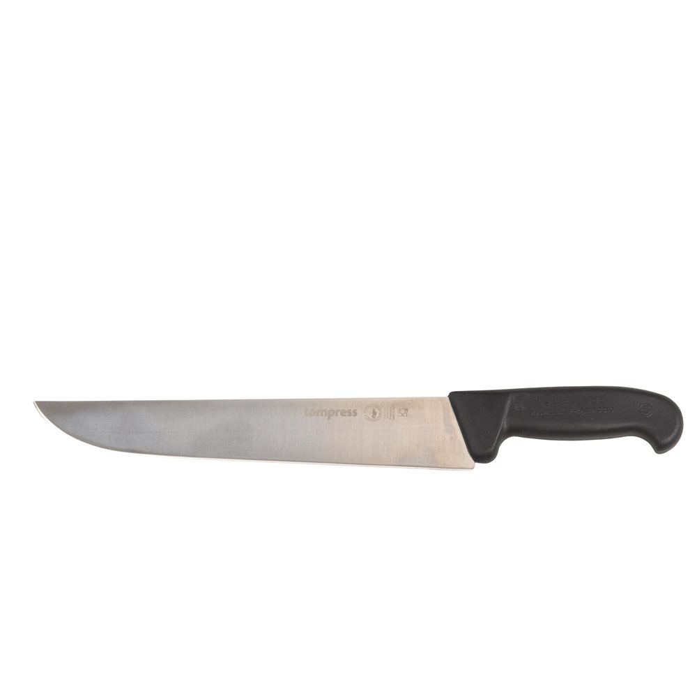 Couteau de boucher trancheur Sandvik 30 cm professionnel - Tom Press