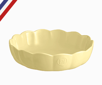 Moule manqué céramique jaune Vanille Madeleine Emile Henry